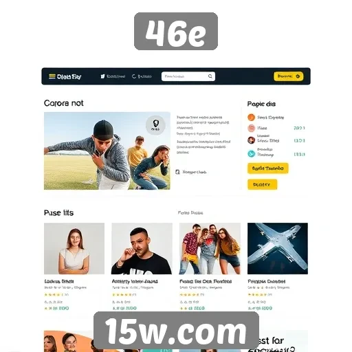 O site 46e apresenta novas funcionalidades para usuários